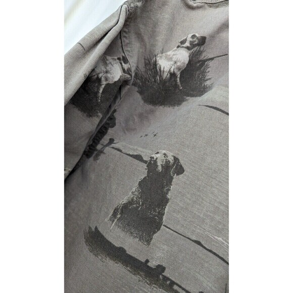 Columbia Green River Lodge Retriever Dogs Hunting Long sleeve shirt Size .M - Picture 7 of 12